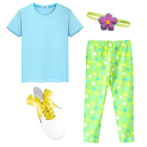 4-Piece Girl’s Clothing Set - Green