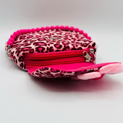 Nanette Lepore Pink Leopard Print Kids Bag
