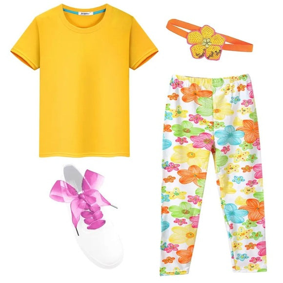 4-Piece Girl’s Clothing Set - White